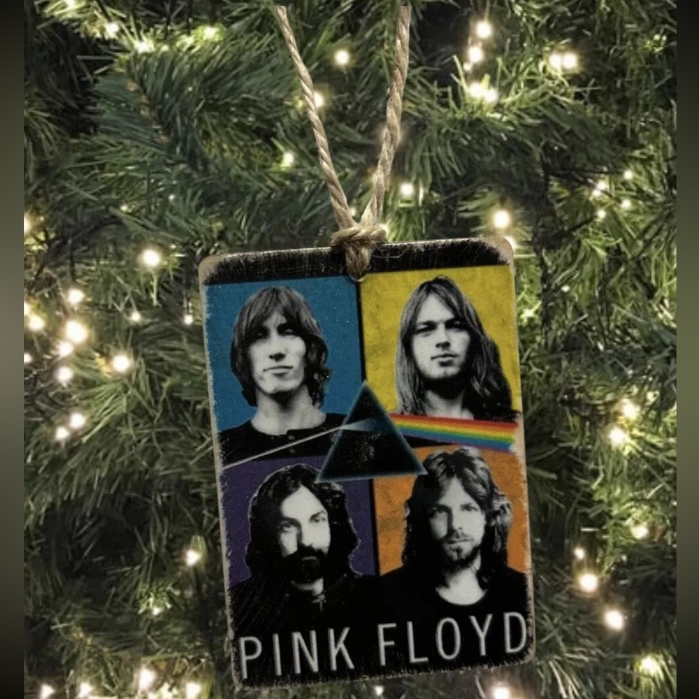 Handcrafted Rock Band Pink Floyd Holiday Christmas Keepsake Tree Ornament